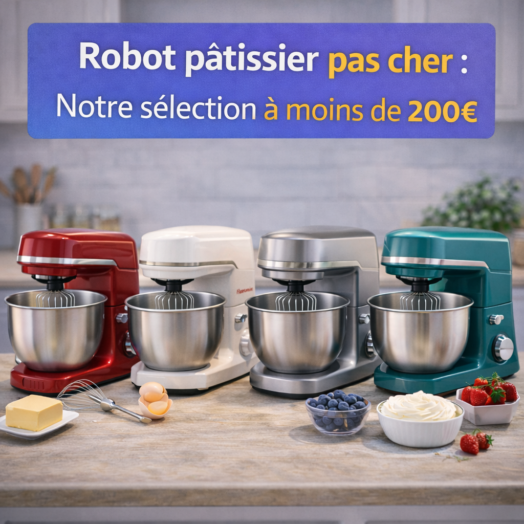Robot pâtissier pas cher : Notre sélection à moins de 200€