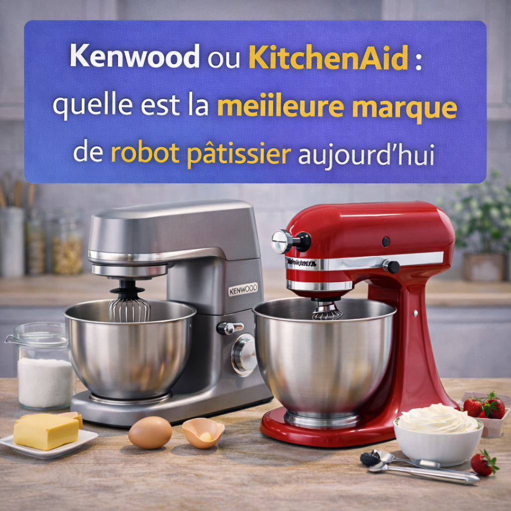 Kenwood ou KitchenAid : quelle est la meilleure marque de robot pâtissier aujourd'hui ?