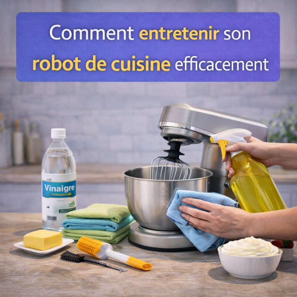 Comment entretenir son robot de cuisine efficacement