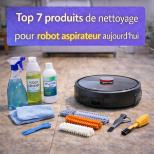 Top 7 produits de nettoyage pour robot aspirateur aujourd’hui.