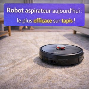 Robot aspirateur aujourd’hui : le plus efficace sur tapis !