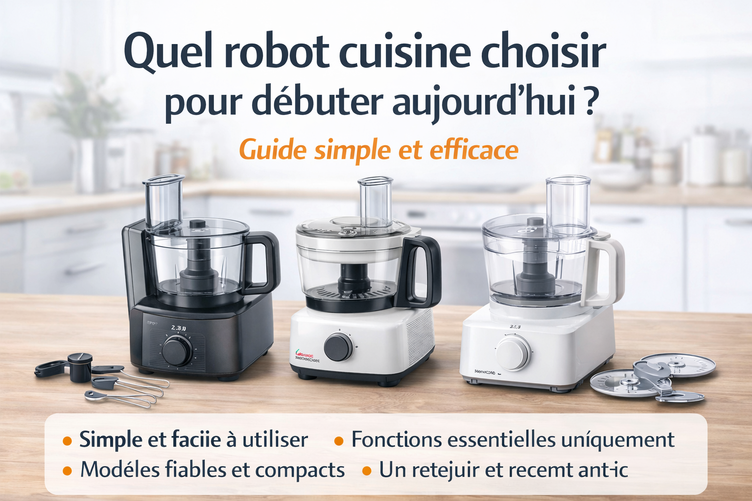 robot cuisine pour débutant