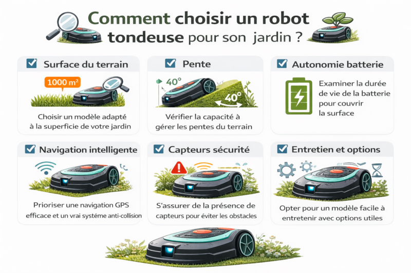 comment choisir un robot tondeuse pour son jardin