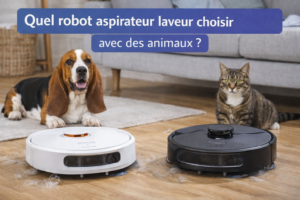 Quel robot aspirateur laveur choisir avec des animaux ?