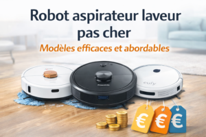robot aspirateur laveur pas cher