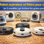 robot aspirateur litiere chat