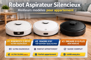 robot aspirateur silencieux pour appartement