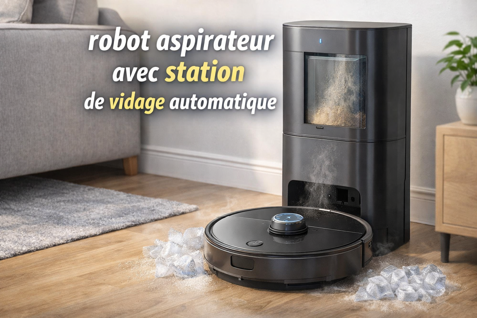 Robot aspirateur avec station de vidage automatique : comparatif des modèles les plus fiables