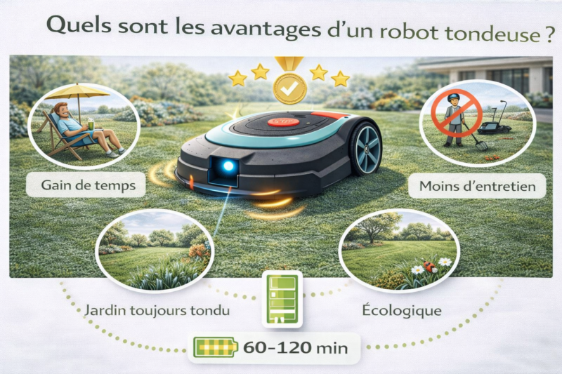 comment fonctionne un robot tondeuse les avantages 