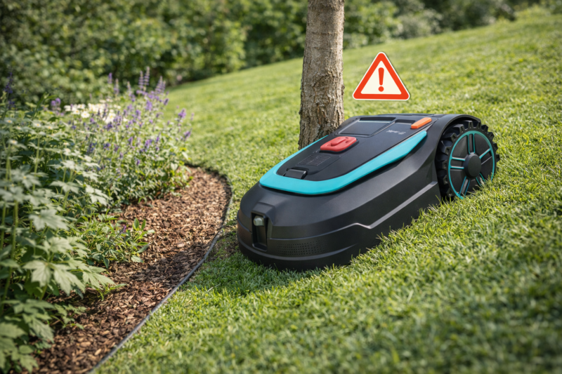 erreur installation robot tondeuse