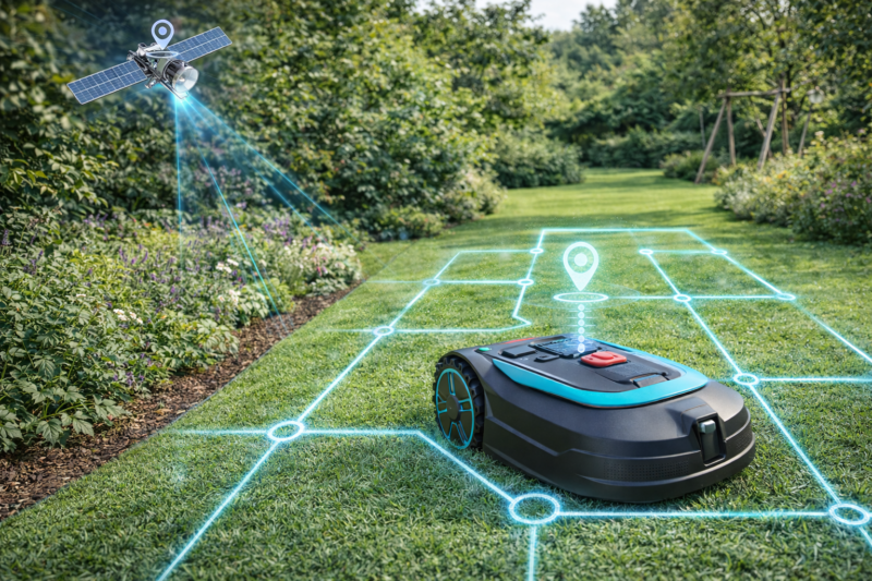 robot tondeuse sans fil périphérique GPS